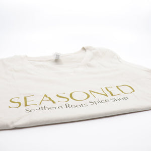 "Seasoned" V-Neck Ladies T-Shirt